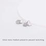 missaqua Swarovski Crystal Earrings for Women Round Leverback Drop Pierced Earrings Jewelry Gifts for Her