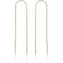 14k Gold Chain Earrings for Women | Gold Threader Earrings for Women | Gold Dangle Earrings for Women | Dangly Earrings | Long Earrings for Women | Gold Drop Earrings for Women | Celebrity Endorsed