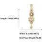 Scarlvambo Womens Austrian Crystal Vintage Style Long Pierced Dangle Wedding Earrings