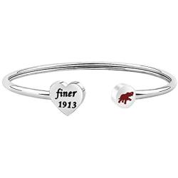 BAUNA DST Bangle Finer 1913 Delta Sigma Theta Sorority Bracelet Lucky Elephant Sisterhood Gift