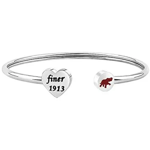 BAUNA DST Bangle Finer 1913 Delta Sigma Theta Sorority Bracelet Lucky Elephant Sisterhood Gift BAUNA DST Bangle Finer 1913 Delta Sigma Theta Sorority Bracelet Lucky Elephant Sisterhood Gift
