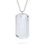 Personalized Mens Large Army Dog Tag Pendant Necklace For Men Engravable 925 Sterling Silver Bead Ball Chain 24 Inch Personalized Mens Large Army Dog Tag Pendant Necklace For Men Engravable 925 Sterling Silver Bead Ball Chain 24 Inch
