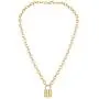 Lock Pendant Necklace Statement Long Chain Punk Multilayer Choker Necklace for Women Girls Lock Pendant Necklace Statement Long Chain Punk Multilayer Choker Necklace for Women Girls