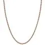Honolulu Jewelry Company 14K Solid Rose Gold Rope Chain Necklace