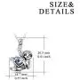 YFN Sloth Gifts Sterling Silver Sloth Necklace Heart Crystal Sloth Jewelry for Women Men YFN Sloth Gifts Sterling Silver Sloth Necklace Heart Crystal Sloth Jewelry for Women Men