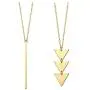Defiro 2Pcs Y Layer Simple Bar Pendant Necklace Center Long Lariat Chain for Women Jewelry JAKIELAX