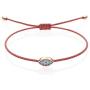 Handmade Adjustable String Evil Eye Bracelet for Women I Red, Blue, Black Braided String I