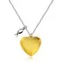 CENWA Cancer Awareness Jewelry Yellow Awareness Necklace with Hope Ribbon Charm Cancer Awareness Jewelry Gift for Endometriosis/Bladder Cancer/Suicide Prevention/Bone Cancer