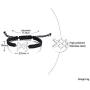 VNOX Handmade Adjustable Satanic Baphomet Leviathan Cross Braided Bangle Bracelet Rope Bracelet for Men Women