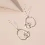 3 Pairs boob earrings Abstract Silver female Body Earrings Picasso women shape earrings wire face earrings-silver 3 Pairs boob earrings Abstract Silver female Body Earrings Picasso women shape earrings wire face earrings-silver