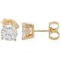 2.0cttw Forever Brilliant Charles and Colvard Moissanite 14K Yellow Gold Stud Earrings