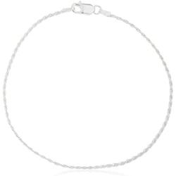 JOTW Sterling Silver 2mm Rope Chain - Available in 7'' to 40'' Available (67-Y5AH-TMAS)