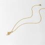 cmoonry 14K Gold Plated Snake Necklace for Women Girl Gothic Serpent Pendant Necklace Female CZ Party Jewelry