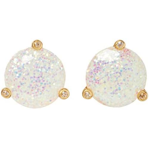 Kate Spade Glitter Round Opaque Earrings