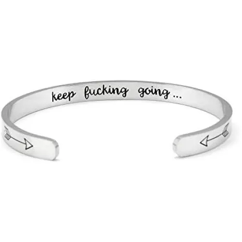Inspirational Bracelets for Women Gifts for Women Girls Motivational Birthday Cuff Bangle Friendship Personalized Jewelry Gift Inspirational Bracelets for Women Gifts for Women Girls Motivational Birthday Cuff Bangle Friendship Personalized Jewelry Gift