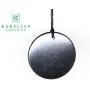 Shungite Pendant Big Circle 50mm - Guaranteed Authentic Russian Natural Shungite Stone From Karelia - Protection from Electromagnetic Field, Chakra Adjustment,100% Original Shungite Shungite Pendant Big Circle 50mm - Guaranteed Authentic Russian Natural Shungite Stone From Karelia - Protection from Electromagnetic Field, Chakra Adjustment,100% Original Shungite