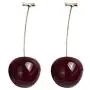 KaFu 3D Red Cherry Dangle Earrings Cherry Earring Fruit Drop Dangle Earrings Charm Sweet Cute Jewelry Gift Earrings for Women Girls