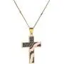 Stainless Steel Enamel Cross Jesus Religion Pendant Necklace American USA Flag Jewelry Stainless Steel Enamel Cross Jesus Religion Pendant Necklace American USA Flag Jewelry
