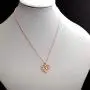 Uloveido Mom and Baby Hummingbird in Love Heart Pendant Necklace, 2 Birds Necklace for Mother Y483 Uloveido Mom and Baby Hummingbird in Love Heart Pendant Necklace, 2 Birds Necklace for Mother Y483