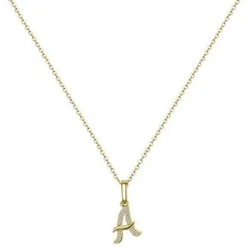 Hidepoo Initial Necklace for Women – 14k Gold Filled Dainty Cubic Zirconia Monogram Letter Pendant Necklace Tiny Cursive Uppercase 26 Alphabet Initial Necklace Charm Jewelry Gifts for Girls Bridesmaid