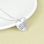 YFN Sister Gifts from Sister, Sterling Silver Sister Pendant Necklace Jewelry, Birthday Jewelry Gift Necklaces for Sisters