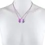 Lux Accessories Best Friend BFF Engraved Cat Novelty BFF Necklace 2Pc Set Lux Accessories Best Friend BFF Engraved Cat Novelty BFF Necklace 2Pc Set
