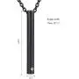 Cylinder Bar Urn Necklaces for Women Men - Stainless Steel Cremation Pendant Necklace for Memorial Ashes Jewelry with Cubic Zirconia Cylinder Bar Urn Necklaces for Women Men - Stainless Steel Cremation Pendant Necklace for Memorial Ashes Jewelry with Cubic Zirconia