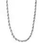 Hollywood Jewelry 14K Rope Cross Faith Pendant 2MM Chain Necklace Real White Gold Plated Religious Cuban Link for Women, Teen and Men Thin for Charms Diamonds Cut. USA Made! Hollywood Jewelry 14K Rope Cross Faith Pendant 2MM Chain Necklace Real White Gold Plated Religious Cuban Link for Women, Teen and Men Thin for Charms Diamonds Cut. USA Made!