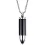PJ Stainless Steel Bullet Capsule Container Cremation Ashes Urn Pendant Keepsake Memorial Necklace PJ Stainless Steel Bullet Capsule Container Cremation Ashes Urn Pendant Keepsake Memorial Necklace
