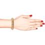 Efulgenz Indian Style Bollywood Traditional Faux Pearls Rhinestone Indian Bangle Bracelet Set Jewelry