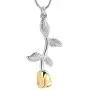 Rose Flower Cremation Jewelry Urn Necklaces for Ashes, Cremation Ash Jewelry Memorial Pendants for Human Pets Ashes Rose Flower Cremation Jewelry Urn Necklaces for Ashes, Cremation Ash Jewelry Memorial Pendants for Human Pets Ashes