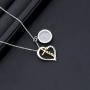 BLEOUK Mustard Seed Pendant Necklace Faith Necklace Christian Gift for Women Girls Mustard Seed Gift Faith Help Love Jewelry Inspirational Christian Gift
