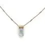 Sorrelli Rectangle Crystal Pendant Necklace, Antique Gold-Tone Finish, Coastal Mist Sorrelli Rectangle Crystal Pendant Necklace, Antique Gold-Tone Finish, Coastal Mist