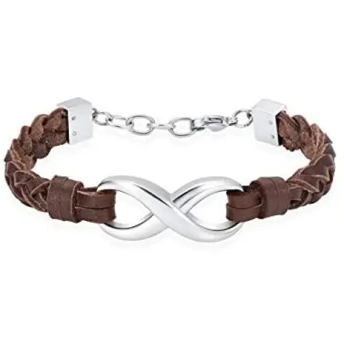 Infinity Cremation Bracelet for Ashes Genuine Leather Memorial Urn Bangle for Human Stainless Steel Keepsake Bracelet Jewelry for Women Men Infinity Cremation Bracelet for Ashes Genuine Leather Memorial Urn Bangle for Human Stainless Steel Keepsake Bracelet Jewelry for Women Men