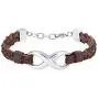 Infinity Cremation Bracelet for Ashes Genuine Leather Memorial Urn Bangle for Human Stainless Steel Keepsake Bracelet Jewelry for Women Men Infinity Cremation Bracelet for Ashes Genuine Leather Memorial Urn Bangle for Human Stainless Steel Keepsake Bracelet Jewelry for Women Men