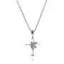 Sterling Silver Dove Cross Pendant Necklace Sterling Silver Dove Cross Pendant Necklace
