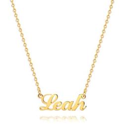 Hidepoo Custom Name Necklace Personalized – Stainless Steel Customized Name Pendant Necklace,Dainty Letter Name Necklace Chain Custom Personalized Jewelry Gifts for Women Girls
