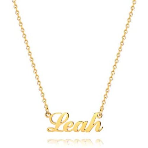 Hidepoo Custom Name Necklace Personalized – Stainless Steel Customized Name Pendant Necklace,Dainty Letter Name Necklace Chain Custom Personalized Jewelry Gifts for Women Girls
