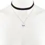 LUX ACCESSORIES Silvertone Alien Head Charm Layered Velvet Suede Choker Necklace