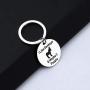 BEKECH Funny Donkey Gift Donkey Keychain I Like Donkeys & Maybe 3 People Donkey Theme Keychain Gift for Donkey Lovers Animal Lovers Horse Gift for Men Women