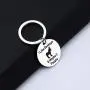 BEKECH Funny Donkey Gift Donkey Keychain I Like Donkeys & Maybe 3 People Donkey Theme Keychain Gift for Donkey Lovers Animal Lovers Horse Gift for Men Women