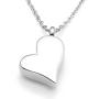 Jovivi Personalized Custom Stainless Steel Heart Urn Necklaces for Ashes Memorial Pendant Keepsake Cremation Jewelry with Filler Kit & Gift Box