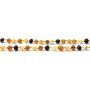 TipTopEco Raw Baltic Amber Adult Necklace - 21.5 Inches Long - Unpolished Multicolor Beads (Mix, 21.5)