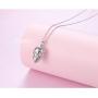 925 Sterling Silver Luminous Necklace Glowing in The Dark Locket Necklace Jewelry for Women Men Girlfriend Daughter Gift
