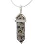 Natural Gemstone Pendant Necklace Healing Crystal Quartz Reiki Chakra Gem Stones 18 Inch Jewelry Women Girls Men Birthday Gifts
