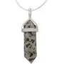 Natural Gemstone Pendant Necklace Healing Crystal Quartz Reiki Chakra Gem Stones 18 Inch Jewelry Women Girls Men Birthday Gifts