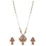 TARINIKA Lord Krishna Pendant Set with Pearls for Women and Girl -Red