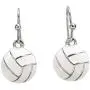 GIMMEDAT Volleyball Enamel Dangle Charm Earrings Jewelry Women Girls Player Fan Gift GIMMEDAT Volleyball Enamel Dangle Charm Earrings Jewelry Women Girls Player Fan Gift