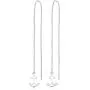 Contemporary Nautical Anchor .925 Sterling Silver Thread Slide Earrings Contemporary Nautical Anchor .925 Sterling Silver Thread Slide Earrings