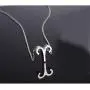 Zealmer Women White Gold Plated Pendant 12 Zodiac Necklace Zealmer Women White Gold Plated Pendant 12 Zodiac Necklace
